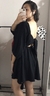 Vestido de amarrar preto - comprar online