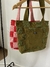 Ecobag upcycling verde musgo - comprar online