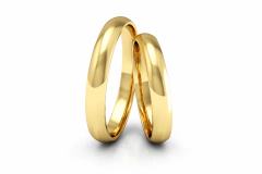 Aliança Casamento Classic em Ouro Amarelo 18k