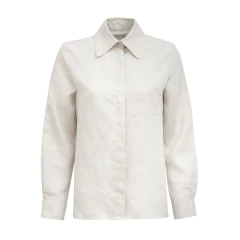 CAMISA AMPLA 100% LINHO – NATURAL