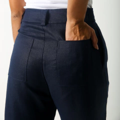 Calça Mykonos - Azul Marinho na internet