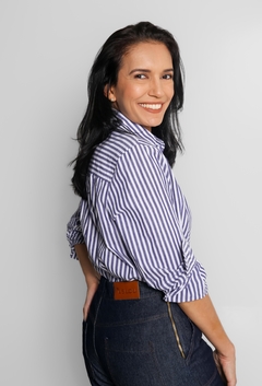 Calça Jeans Ziper Lateral - Slou