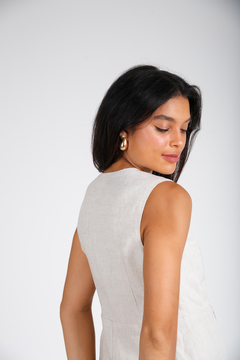Vestido Luísa - 100% Linho Natural na internet