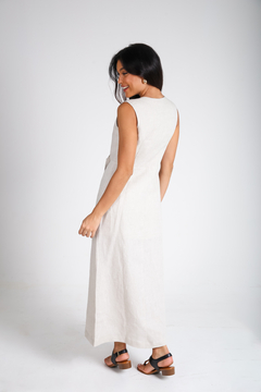 Vestido Luísa - 100% Linho Natural - Slou