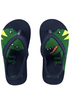 Chinelo Dinossauro Azul N. 24 - CARTER´S