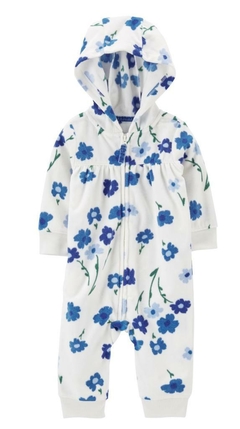 Macacão Fleece Floral - CARTER´S