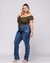 Calça Jeans Feminina Reta Plus Size Shyro's