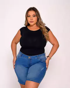 Bermuda Meia Coxa Plus Size - 38820 - comprar online