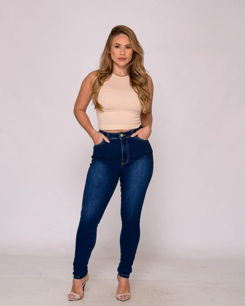 Calça Skinny Regular - 38890 - comprar online