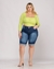 Bermuda Jeans Feminina Pedal Plus Size Shyro's