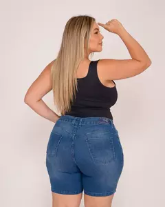 Bermuda Feminina Meia Coxa Plus Size - 39140 - loja online
