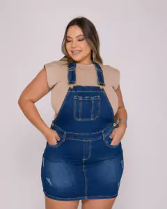 Salopete Saia Plus Size - 38125 - comprar online