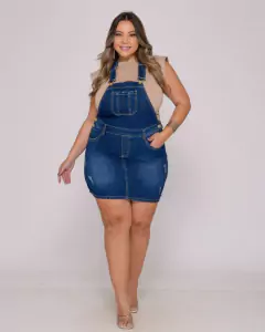 Salopete Saia Plus Size - 38125 - loja online