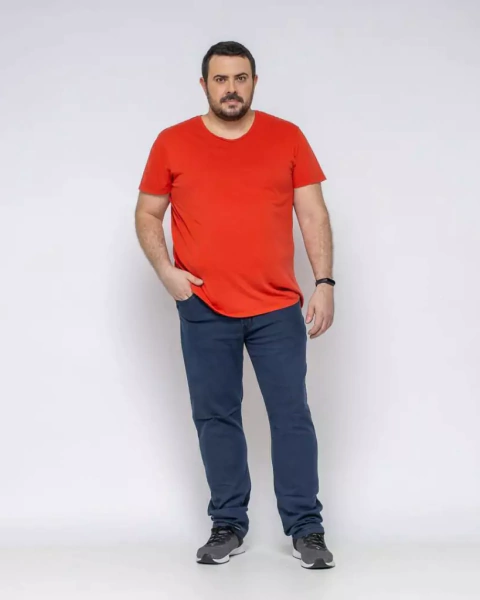 Calça Jeans Masculina Básica Plus Size - 37097 - comprar online