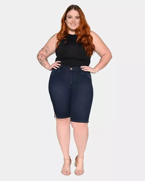 Bermuda Fem Pedal Plus Size - 39067 - comprar online