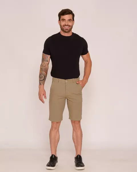 Bermuda Masculina Semi Social Regular Tinto El - 39154 - comprar online