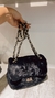 cartera peluda invierno NEGRO en internet