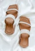 Sandalias Mujer Chatitas perlitas BRENDA nude. - tienda online