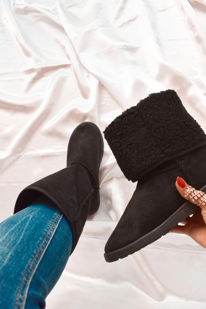 Botas Invierno Pantubotas Australianas Cortas Otoño Invierno Negro.