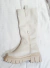 Botas Bucaneras plataforma Eco Cuero CANDELA natural - intensity shoes