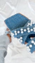 Sandalias chatitas jean y perlas Pame - comprar online
