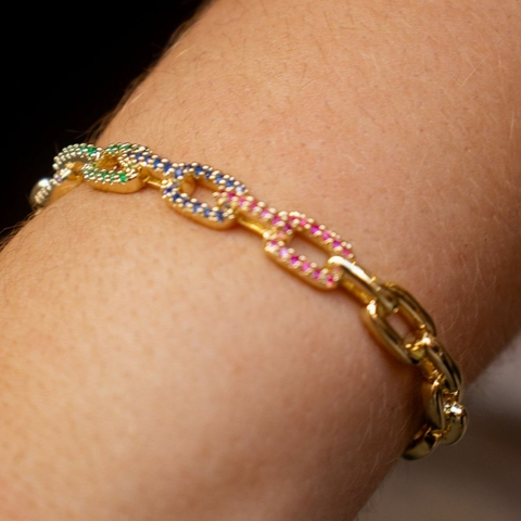 Bracelete Tiffany Color