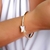 Bracelete Trevo Madrepérola Luxo