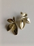 Brinco folhas dourado - comprar online