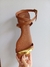 Rasteira Marrom com Dourado Luxo - Formidável Joias