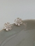 Brinco Flor Cravejada Banhado a Ouro 18K - comprar online