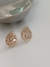 Brinco Gota Cravejada Banhado a Ouro 18K - loja online