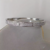 Bracelete com Detalhe em Madrepérola com Banho de Ródio Branco