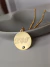 Colar iniciais banhado a ouro 18k