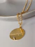 Colar iniciais banhado a ouro 18k - loja online