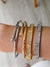 Bracelete com Detalhe em Madrepérola com Banho de Ródio Branco