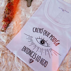 Remera Creyo que podia - comprar online