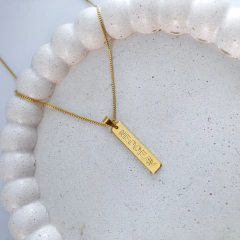 Colar Nunca Esqueça O Quanto Eu Amo Você (NEOQEAV) Banho de Ouro 18k na internet