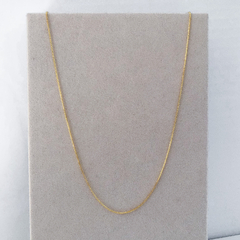 Colar Corrente Veneziana 60 cm Banho de Ouro 18k - comprar online