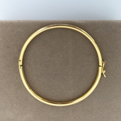 Bracelete Tubo com Fecho Trava Banho de Ouro 18k na internet
