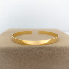 Bracelete Liso Banho de Ouro 18k - comprar online