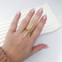 Kit Tips (Bracelete + Anel) Banho de Ouro na internet