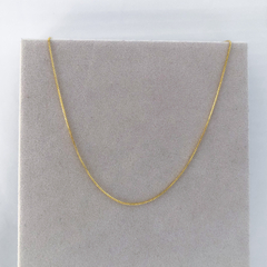 Colar Corrente Veneziana 45 cm Banho de Ouro 18k - comprar online