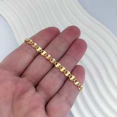 Choker Corrente Piastrine Banho de Ouro 18k na internet