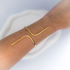 Kit Tips (Bracelete + Anel) Banho de Ouro - Elephann Acessórios