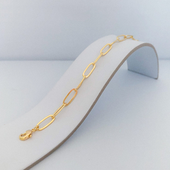 Pulseira Elos Longos Banho de Ouro 18k na internet
