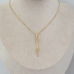 Colar Pingente Amor Banho de Ouro - loja online