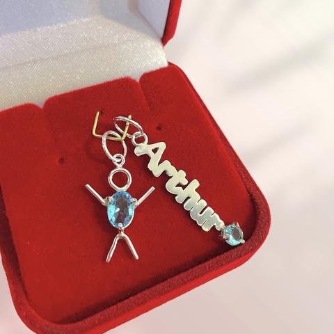 Conjunto Pingente baby de prata - comprar online