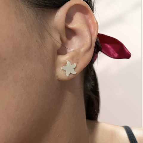 Brinco estrela of sea de prata - comprar online
