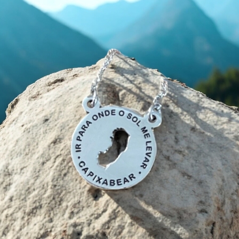 Cordão de prata Capixabear feminino - comprar online