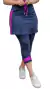 Conjunto Graciele Fúcsia -Calça Saia e T-Shirt - Rose Fitness